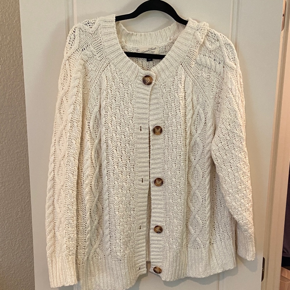 Cozy cream cardigan